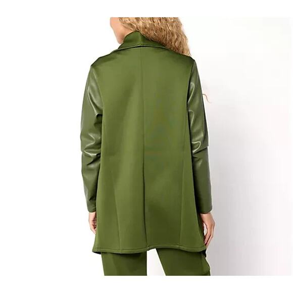 Studio Park x Shawn Killinger Mixed Media Travel Topper Forest Green M A657148 - Picture 2 of 4